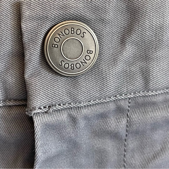 Bonobos Men's Charcoal Flat Front Shorts - Picture 3 of 8